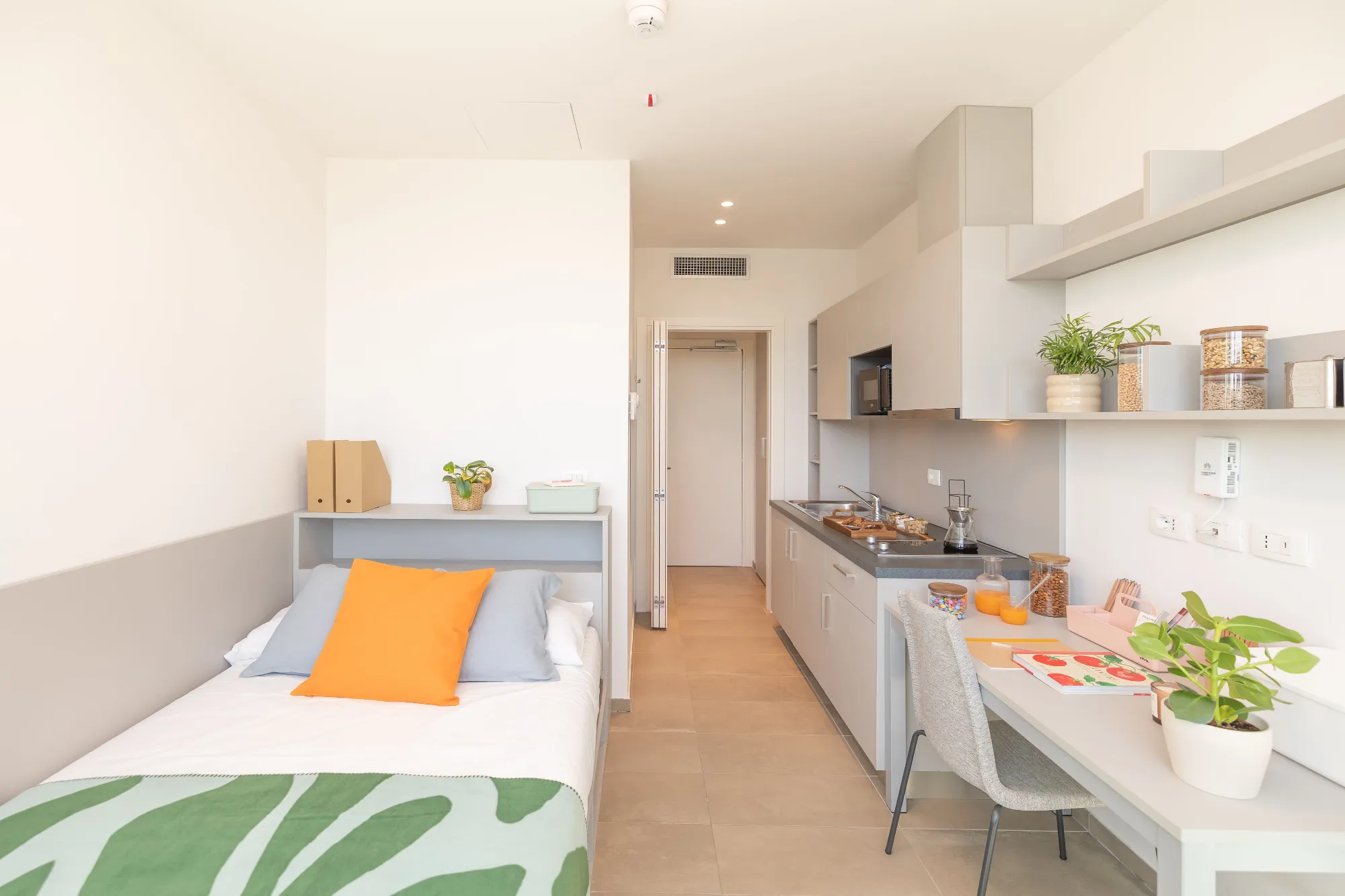 Monolocale Premium vista cortile a Florence 3